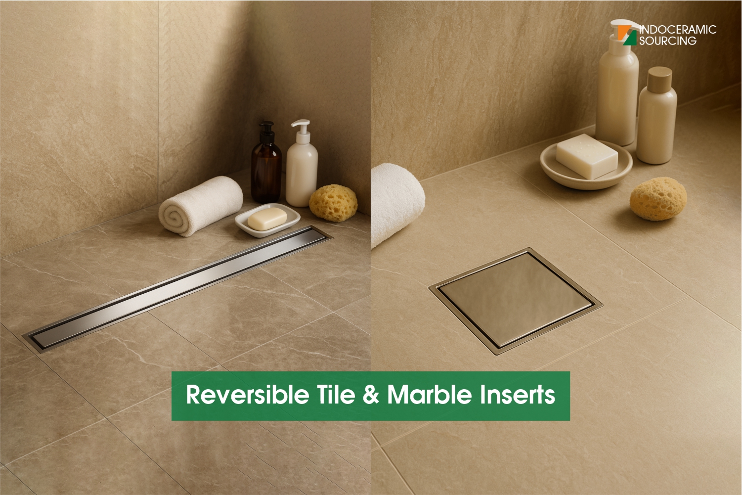Tile & Marble Insert Reversible Drains---Indoceramic-Sourcing-Services 2